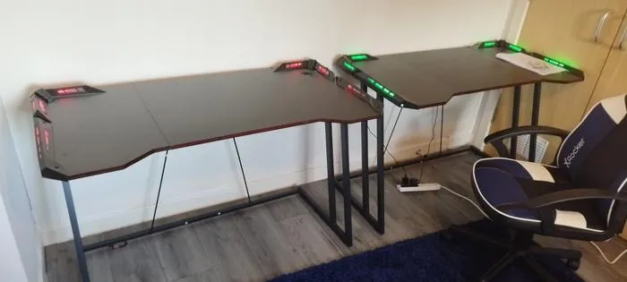 RGB gaming desks